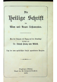 Die Heilige Schrift Des Alten Und Neuen Testamentes 1929 r.