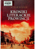 Kroniki literackie prowincji