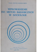 Wprowadzenie do metod badawczych w socjologii