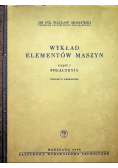 Wykład elementów maszyn cześć 1 Połączenia