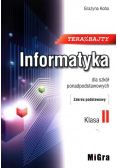 Informatyka Dla szkół ponadpodstawowych Klasa II
