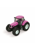 Traktor różowy