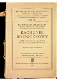 Rachunek różniczkowy 1947 r.