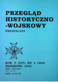 Przegląd historyczno wojskowy Rok V Nr 4
