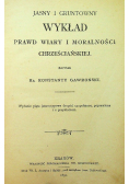 Wykład prawd wiary i moralności chrześcijańskiej 1892 r.