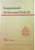 Insegnamenti di Giovanni Paolo II Tom XI Część 4