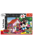 Puzzle 60 Miki i Minnie w ogrodzie