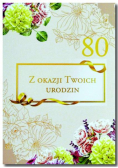 Kartka okolicznościowa Urodziny 80