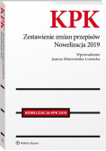 KPK Zestawienie zmian przepisów Nowelizacja 2019