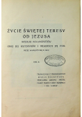 Życie świętej Teresy od Jezusa 1927 r