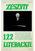 Zeszyty literackie nr 122