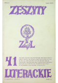 Zeszyty literackie nr 41