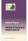 Prawo w naukach społecznych