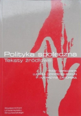 Polityka społeczna Teksty źródłowe