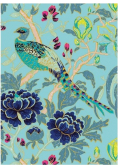 Karnet B6 z kopertą Magnolia Peacock
