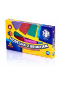 Modelina z brokatem 6 kolorów