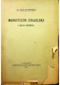 Monoteizm izraelski i jego geneza 1924 r.
