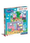 Puzzle 2x20 Super Kolor Peppa Pig