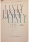 Chałubiński Listy 1840 - 1889