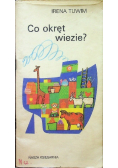 Co okręt wiezie