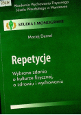 Repetycje Wybrane zdania o kulturze fizycznej o zdrowiu i wychowaniu