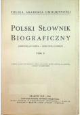 Polski słownik biograficzny Tom V reprint 1946