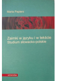 Zaimki w języku i w tekście