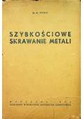 Szybkościowe skrawanie metali