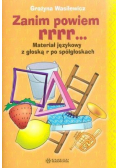 Zanim powiem rrrr... Materiał językowy...