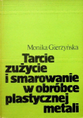 Tarcie zużycie i smarowanie w obróbce plastycznej metali