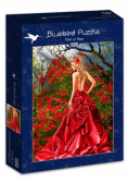 Puzzle 1500 Piękność w czerwonej sukni