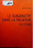 Le Subjonctif dans la Relative