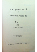 Insegnamenti Di Giovanni Paolo II Tom XV część 1 1992