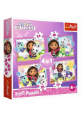 Puzzle 4w1 Przygody Gabi TREFL