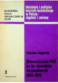 Stowarzyszenie PAX na tle stosunków wyznaniowych 1945 - 1970