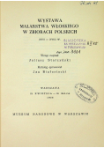 Wystawa malarstwa włoskiego w zbiorach polskich