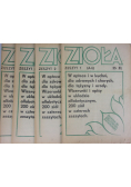 Zioła  zeszyt 1 do 4