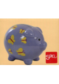 Skarbonka świnka w motyle