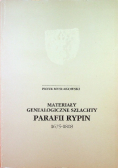 Materiały genealogiczne szlachty parafii Rypin 1675 1808