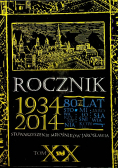 Rocznik 1934 - 2014 tom XX