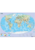 Plansza edukacyjna - Mapa świata 1:60 000 000