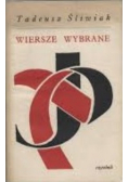 Śliwiak Wiersze wybrane