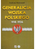 Generalicja Wojska Polskiego 1918-1926