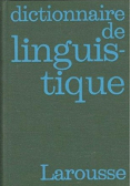Dictionnaire de linguistique