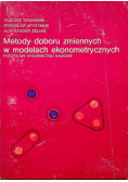 Metody doboru zmiennych w modelach ekonometrycznych