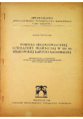 Pomniki średniowiecznej literatury prawniczej w MS 89 krakowskiej kapituły katedralnej 1950 r.