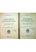 Historja wychowaniaToom 1 i 2 1934 r.