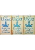 Krystyna Córka Lavransa tom od 1 do 3