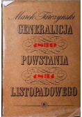 Generalicja powstania listopadowego 1830 1831