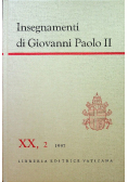 Insegnamenti di Giovanni Paolo II Tom XX Część 2 1997
